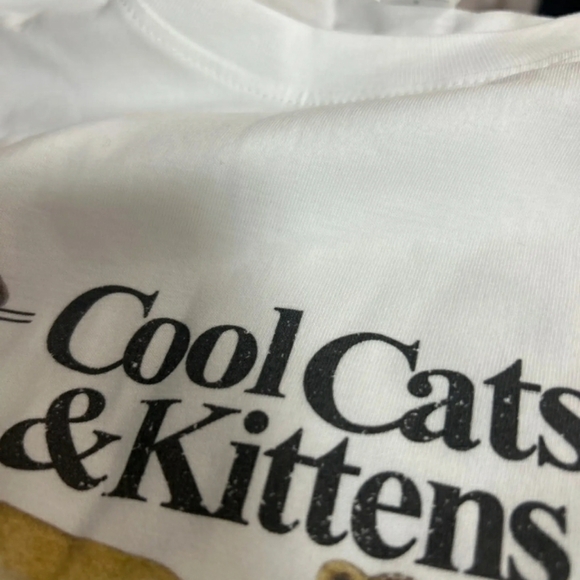 😎Cool Cats & Kittens Short Sleeve Oversized Tee - Picture 6 of 7